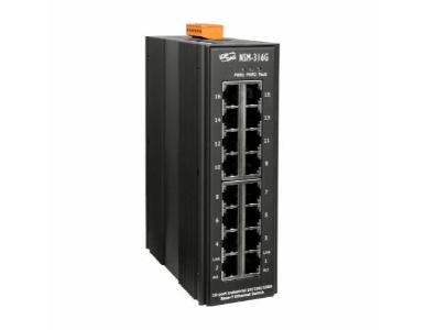 ICP DAS NSM-316G - 16-PORT GBE Ethernet Unmanaged Switch by ICP DAS