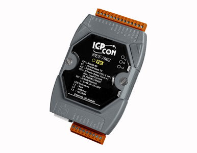 ICP DAS PET-7002 - ICP DAS 3-channel analog inputs, 6-channel digital inputs and 3-channel Relay outputs module PoE Module, comm by ICP DAS