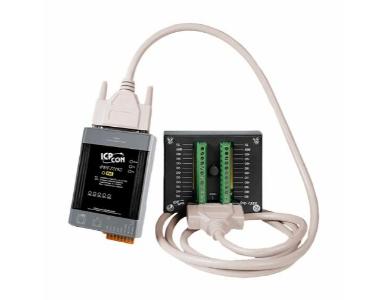 ICP DAS PET-7219Z/S2 - 10 Universal AI and 3 DO PoE Modbus TCP Ethernet I/O Data Acquisition Module with 2-port Ethernet Switch. by ICP DAS