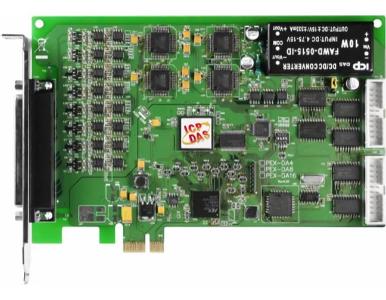 ICP DAS PEX-DA4 - Voltage output range is from -10 V to +10 V, and their current output range is from 0 to 20 mA. by ICP DAS