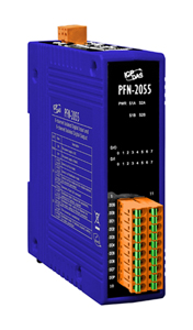 ICP DAS PFN-2055 - PROFINET I/O Module (Isolated 8-ch DI & 8-ch DO) (RoHS) by ICP DAS