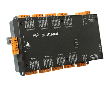 ICP DAS PM-4324-160P - Modbus RTU, Multi-Channel Power Meter (100 A) by ICP DAS