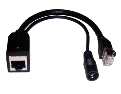 Tycon Systems POE-INJ-LED-S - POE Injector with LED for Power and Current. Injects DC Power up to 24VDC to RJ45 Socket pins 4,5 by TYCON SYSTEMS