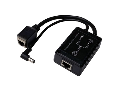 Tycon Systems POE-MSPLT-4824P-F - PoE splitter.48VDC 802.3af PoE input and output, 24VDC 0.5A output, 12W, 5.5x2.1 connector by TYCON SYSTEMS