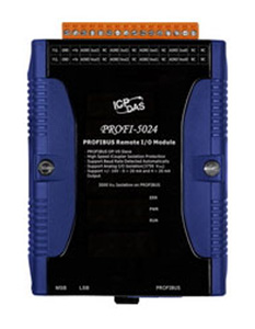 ICP DAS Profi-5024 - PROFIBUS Remote I/O Module(4-Ch Isolated Analog Voltage & Current Output) by ICP DAS