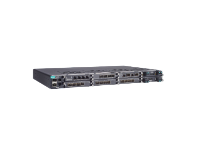 Moxa PT-G7728 - Layer 2 Switch with 2*FE/GE SFP, 2*FE/GE T(X), 6 Ethernet module slots and 2 power module slots by MOXA