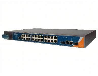 ORing RES-P9242GCL-HV - 26-port rackmount managed switch; 24FE + 2G Combo, IEC 61850-3, high-voltage power by ORing Industrial Networking