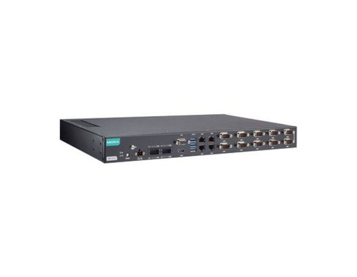 Moxa RKP-A110-E4-8C-T - Rackmount type,Atom x6425E, 8GB DDR4, COMx10, LANx4, USBx3, DIOx8, VGA+HDMI, 12/24 VDC by MOXA