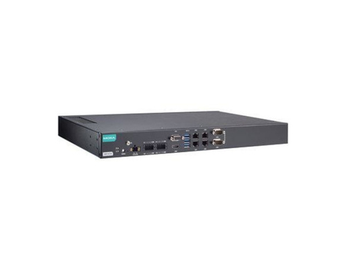 Moxa RKP-A110-E4-T-Win10 - Rackmount type, Atom x6425E, 8GB DDR4, COMx2, LANx4, USBx3, DIOx8, VGA+HDMI, 12/24 VDC, 64GB 2.5'SSD, by MOXA
