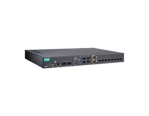 Moxa RKP-C110-C5-8L-T - Rackmount 1U computer with Intel® Core™ i5-145G7E processor, 12 LAN ports, 2 serial ports, 8 D by MOXA
