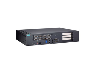 Moxa RKP-C220-C9-2CB6C-T - 2U Rackmount type, Core i9-13900TE, 8GB DDR4x1, COMx8, LANx4, CANx2, USBx3, DIOx4, DP+HDMI, 100-240 V by MOXA