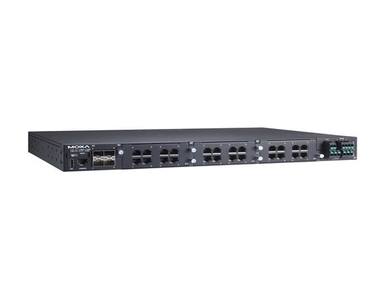 Moxa RKS-G4028-PoE-4GS-2HV-T - Modular managed Ethernet switch with 4 100/1000BaseSFP ports, 3 slots for Ethernet modules by MOXA