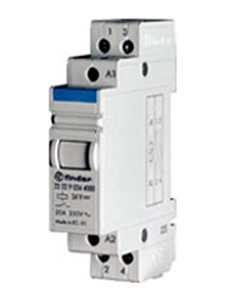 ICP DAS RM-22.22 - 2 Pole, 20A Step Relay for Direct 35 mm Rail by ICP DAS
