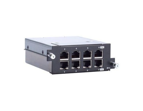 Moxa RM-G4000-8GPoE - Gigabit Ethernet module with 8 10-100-1000BaseT(X) IEEE 802.3bt PoE ports by MOXA