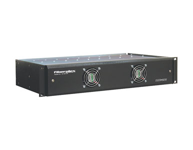 Patton RMC-2101-RZ-EU - 19 in EIARack mount chassis, 3.5 in (2RU) for up to 9 size 2000 or 4000 series FOI type isolators, rear by PATTON