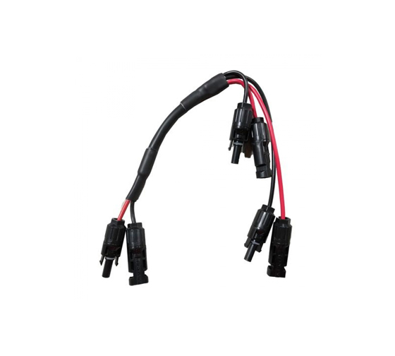 Tycon Systems RPST-CBL-2PNL-Conn - *Discontinued* - Cable Assembly, Outdoor, 12AWG, 4 MC-4 on one end to 2 MC-4 on other end.330 by TYCON SYSTEMS