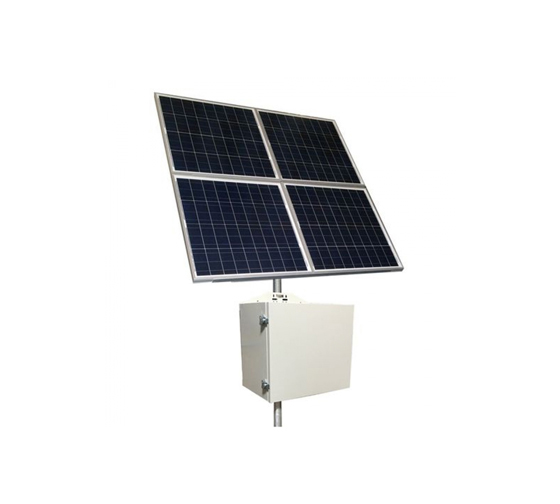 Tycon Systems RPSTL12/24-400-320 - RemotePro 12/24V 80W Continuous Remote Power System,320W Solar Panel & Mount, Steel Enclosure by TYCON SYSTEMS