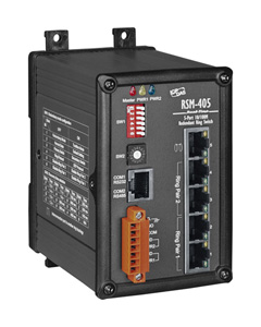 ICP DAS RSM-405 - Industrial Etherent Real Time Redundant Ring Switch, 5 port, Metal Case by ICP DAS