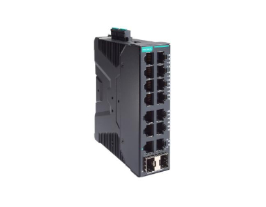 Moxa SDS-3016-2GSFP - Smart Managed Ethernet switch with 14 10/100BaseT(X) ports, 2 100/1000BaseSFP ports, and -10 to 60 degree by MOXA