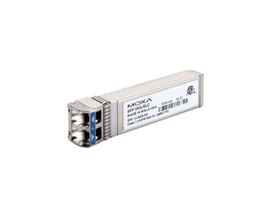 Moxa SFP-10GLRLC-T - SFP+ module with 1 10GBase-LR port for 10 km transmission, LC connector, -40 to 85 Degree C by MOXA