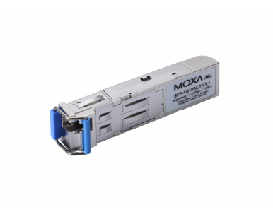 Moxa SFP-1G20ALC - Small Form Factor pluggable transceiver with 1000Base WDM,type A, LC connector, 20 km, 0 to 60 Degree C by MOXA