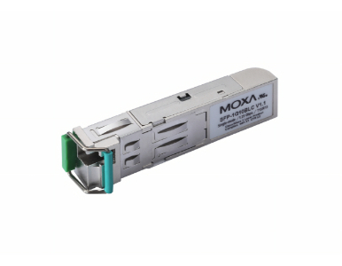 Moxa SFP-1G20BLC - Small Form Factor pluggable transceiver with 1000Base WDM,type B, LC connector, 20 km, 0 to 60 Degree C by MOXA