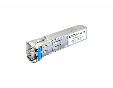 Moxa SFP-1GZXLC-T - Small Form Factor pluggable transceiver with 1000BaseZX, LC connector, 80 km, -40 to 85 Degree C by MOXA