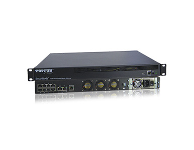 Patton SN10100A/8E/RUI - SmartNode SmartMedia Gateway 8 E1/T1, 240 VoIP Channels with Standard Signaling Set.   Redundant Univer by PATTON