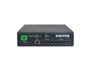 Patton SN4141E/8JS8V/DC - SmartNode Industrial VoIP Gateway, 8 FXS, 8 VoIP Calls, eSBC upgradeable (SIP b2b UA max. 200 SIP call by PATTON
