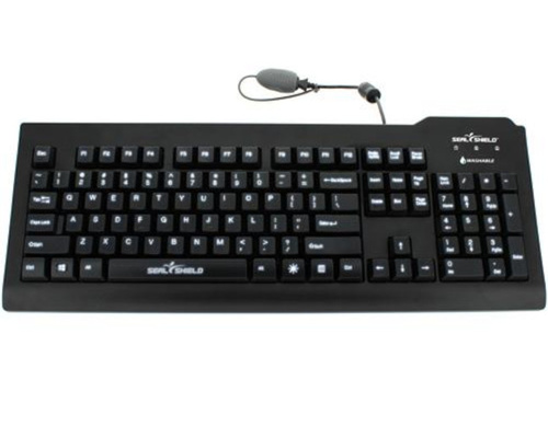Seal Shield SSKSV207G - *Discontinued* - Seal Clean Glow' Waterproof Keyboard w/Key Lock by Seal Shield
