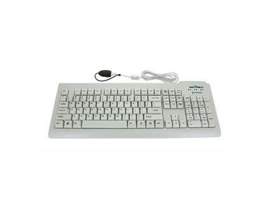Seal Shield SSWKSV207L - Seal Clean' Waterproof Keyboard w/Key Lock/ 6 Cable by Seal Shield