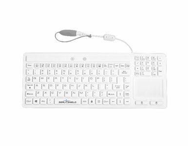 Seal Shield SW108PG - Seal Silk Glow' Waterproof Silicone Keyboard-Backlit by Seal Shield