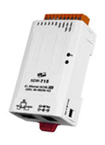 ICP DAS tGW-732 - Modbus TCP to RTU / ASCII gateway, 3 RS 232 ports by ICP DAS