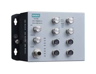 Moxa TN-4508B-CT-T - 8-port L2 switch with 8FE, 24-110 VDC, Coating,  -40 to 70 Degree C, IP42 by MOXA