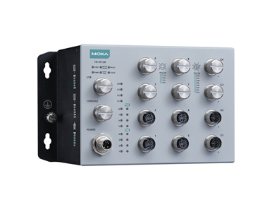 Moxa TN-4512B-CT-T - 12-port L2 switch with 12 FE, 24-110 VDC, Coating,  -40 to 70 Degree C, IP42 by MOXA
