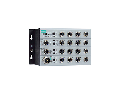 Moxa TN-4516A-4GTX-WV-T - L2 Managed Ethernet switch, 12 * 10/100BaseT(X) and 4 * 10/100/1000 Base-T(X) M12 connectors, power in by MOXA