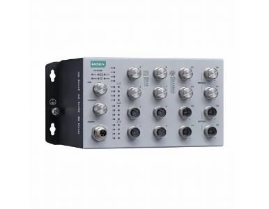 Moxa TN-4516B-8P-4GP-4GBP-CT-T - 16-port L2 switch with 8FE+4GE PoE , 4GE BP, 150W PoE, 24-110 VDC, Coating,  -40~70°C, IP42 by MOXA