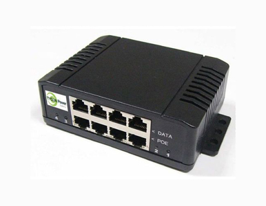 Tycon Systems TP-MS4G-VHP - 4 Port Mid Span, Very High Power 1.8A per port Gigabit passive PoE Injector, 4 Pair output, 20V to 6 by TYCON SYSTEMS
