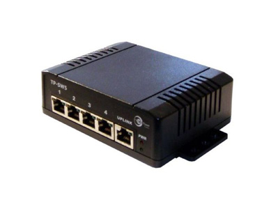 Tycon Systems TP-SSW5-NC - 12-56V 5 port High Power (2A/port) POE 10/100BASET switch. POE voltage = Input voltage. Non IEEE 802. by TYCON SYSTEMS