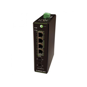 Tycon Systems TP-SW4GBT-2SFP - Industrial Gigabit Switch,4 802.3bt PoE++, 2 2.5G SFP, 48VDC Input, Managed by TYCON SYSTEMS