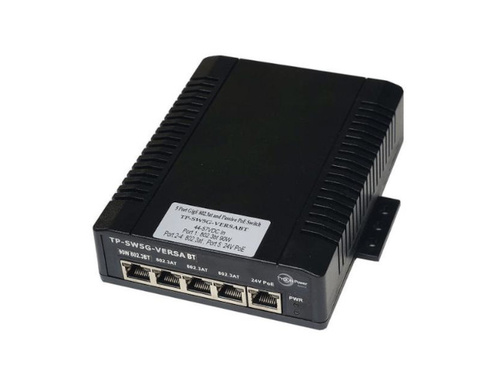 Tycon Systems TP-SW5G-VERSABT - 5 Port Unmanaged GigE PoE Network Switch, 44-58V WireTerm Input, 1x 90W 802.3bt PoE + 3x 802 by TYCON SYSTEMS