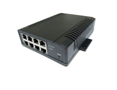 Tycon Systems TP-SW8-NC - 12-56V 8 port High Power (2A/port) POE 10/100 BASET switch. POE voltage = Input voltage. Non IEEE 802. by TYCON SYSTEMS