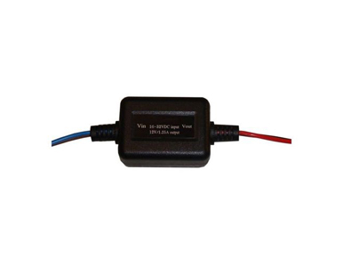 Tycon Systems TP-VR-2412 - Voltage Regulator 18-32VDC input, 12V @ 1.25A regulated output. 15W. 12' 18AWG lead wires by TYCON SYSTEMS