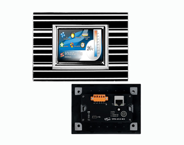 ICP DAS TPD-283-M3 - 2.8' High Resolution TFT Color Touch, support PoE Ethernet Port and RS 485 (Balck Panel) by ICP DAS