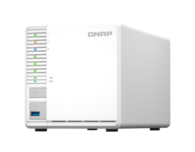QNAP TS-364-8G-US - *Discontinued* - 3-Bay High-Performance desktop NAS with Intel Celeron 4-Core N5105/N5095, 8GB DDR4 RAM (On- by QNAP