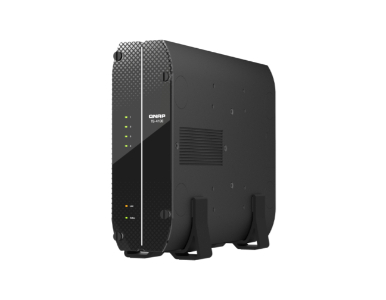QNAP TS-410E-8G-US - 2-Bay High-Performance desktop NAS with Intel Celeron 4-Core J6412, 8GB DDR4 RAM onboard (non-expandable) by QNAP