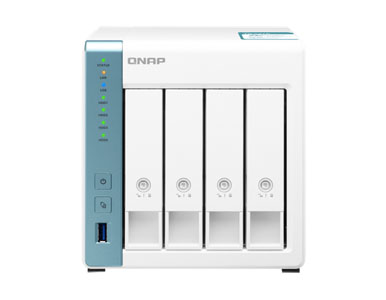 QNAP TS-431K-US - *Discontinued* - 4-Bay Personal Cloud NAS for Backup and Data Sharing. Annapurna Labs 4-core 1.7GHz, 1GB RAM by QNAP