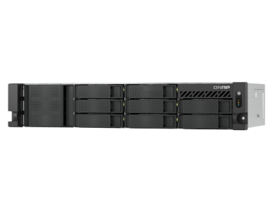 QNAP TS-855eU-RP-8G-US - 2U 8-Bay short depth rackmount NAS/iSCSI IP-SAN. Intel Atom C5125 8C 2.8GHz, 8GB RAM, 2x2.5GbE LAN, 2 x by QNAP