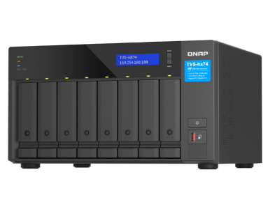 QNAP TVS-h874-i7-32G-US - Ultra-High Speed 8 Bay NAS. Intel® Core' i7 12C (8 Performance cores + 4 Efficient cores) by QNAP