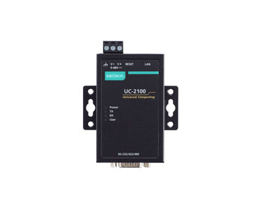 Moxa UC-2101-LX - Mini RISC-based embedded computer with 600 MHz processor, 1 serial port and 1 LAN port. by MOXA